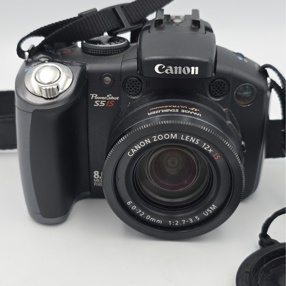 Canon PowerShot S5 IS 8MP Digital Camera w/12x Optical Zoom Lens 93